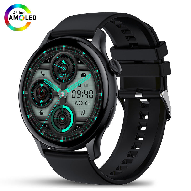 HK85 Smartwatch with AMOLED 1.43" Screen and Bluetooth