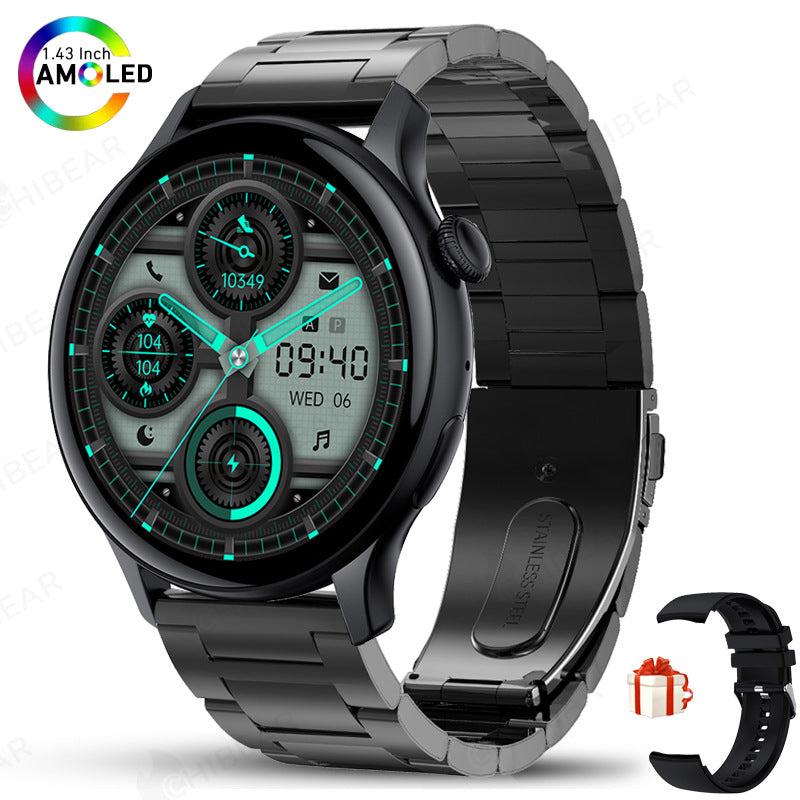HK85 Smartwatch with AMOLED 1.43" Screen and Bluetooth